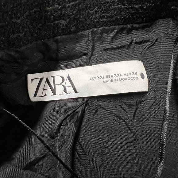 Zara Black Blazer with Silver Buttons - Picture 11 of 13